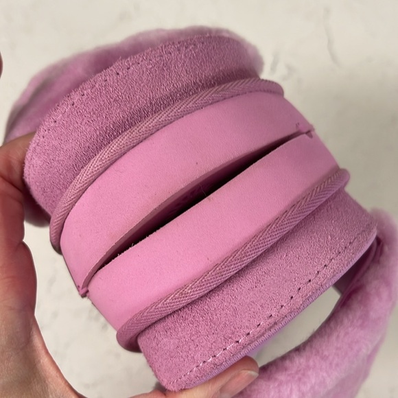 UGG Laton Fur Slide 111236 Wildflower Fluff Size 8 - Picture 13 of 16